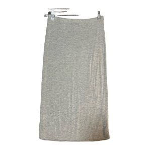 Stretchy midi skirt